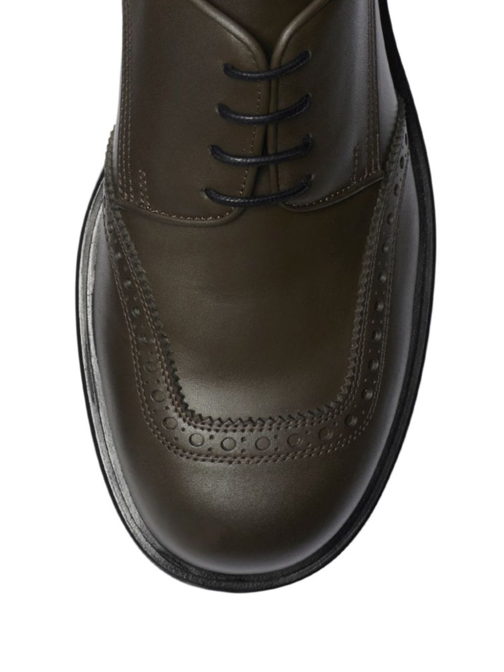 Burberry Soho leather brogues Green