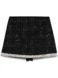 Maje crystal-embellished skort - Black