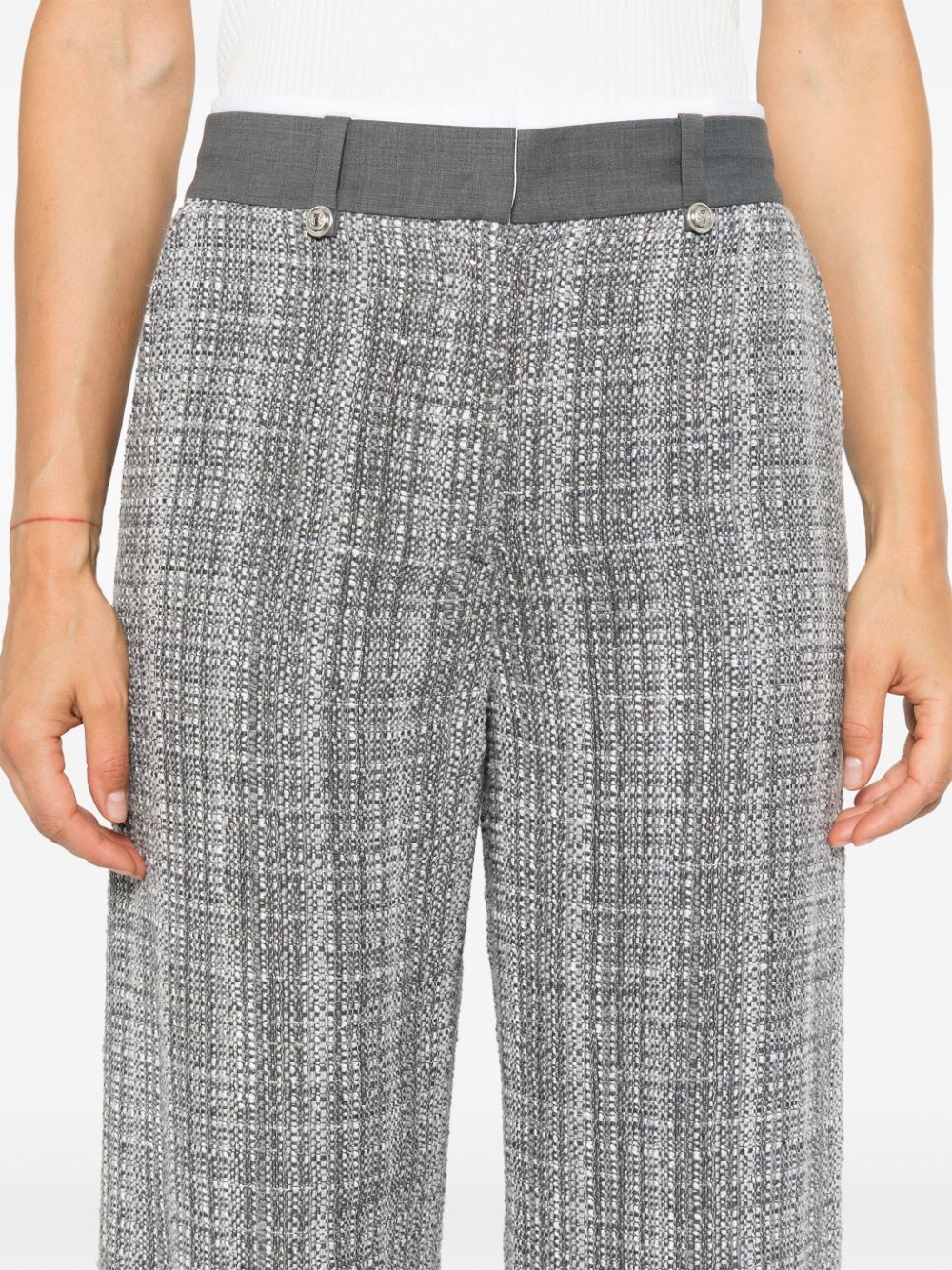 Maje tweed trousers Women