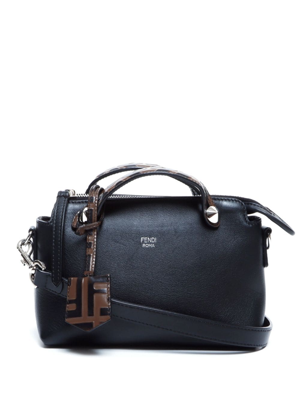 Pre-owned Fendi By The Way 两用迷你手提包 In Black