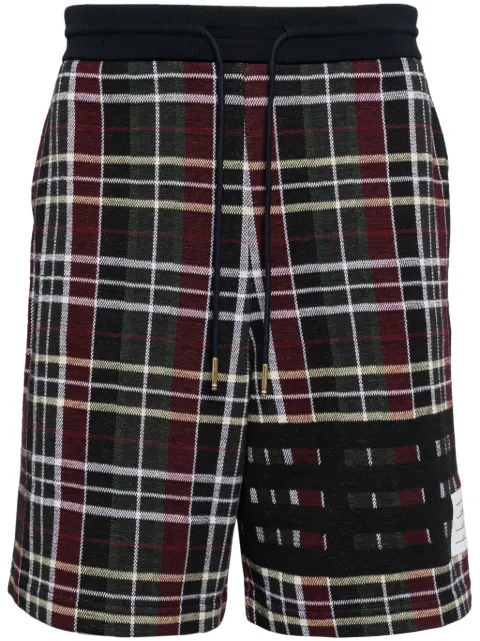 Thom Browne checked sweatshorts