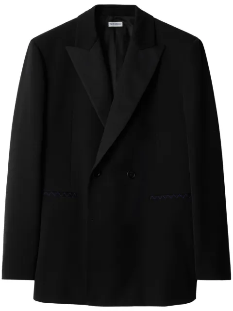 Burberry blazer con doble botonadura