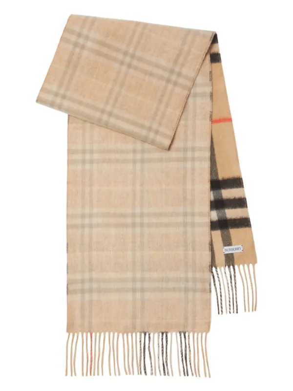 Burberry 50 cashmere 50 wool scarf rosa best sale