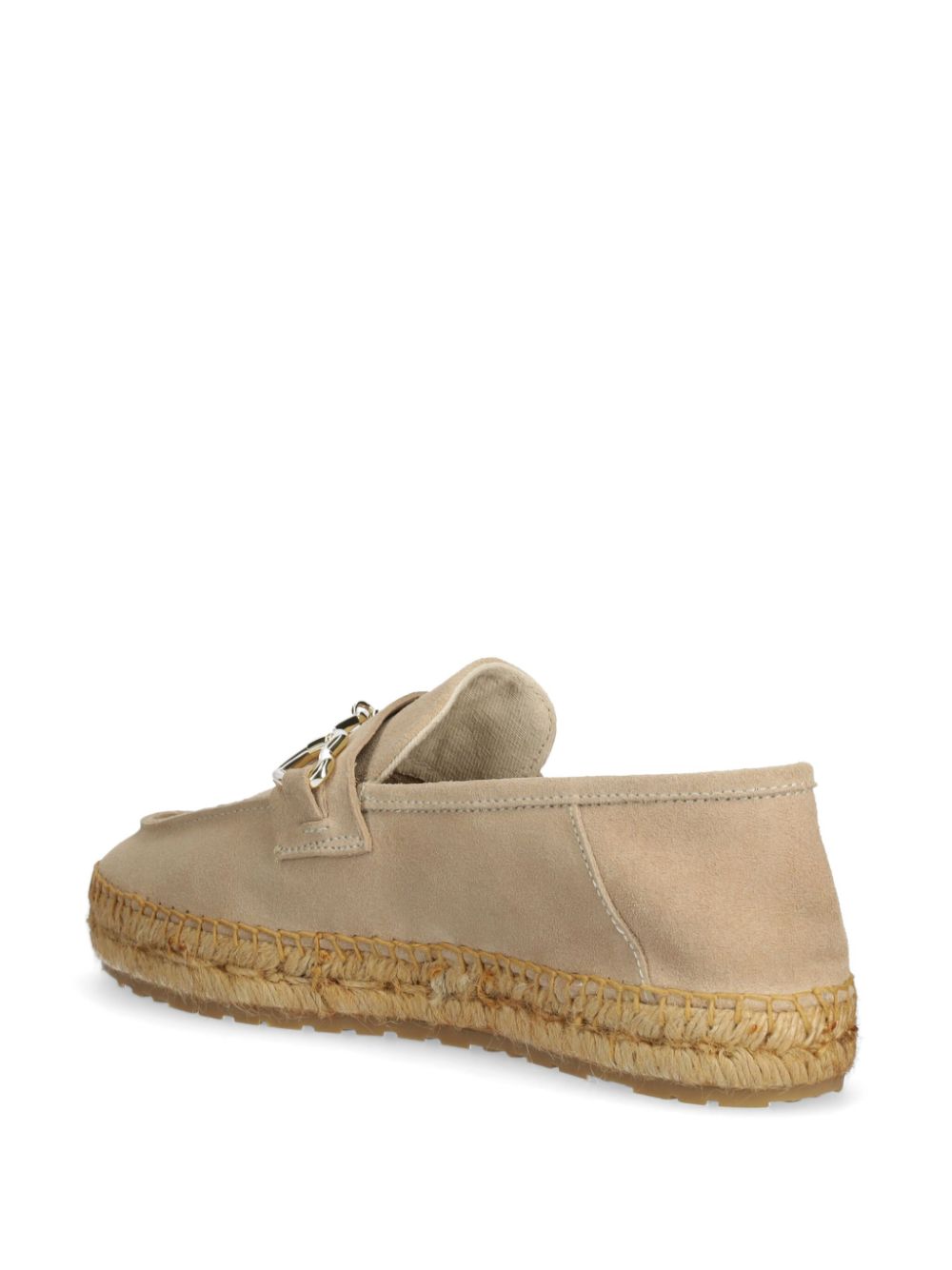 Love Moschino Espadrilles met hartpatroon Beige