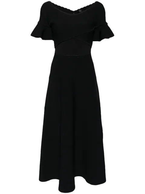 Needle & Thread wrap front knit gown