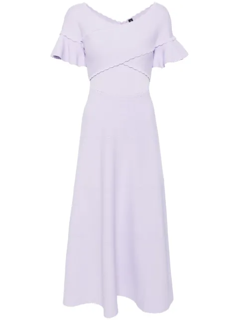 Needle & Thread wrap front knit gown