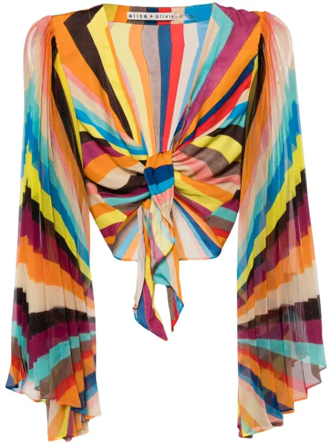 alice + olivia top corto Rochelle