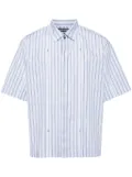 Jacquemus La Chemise Courte Bari striped shirt - White