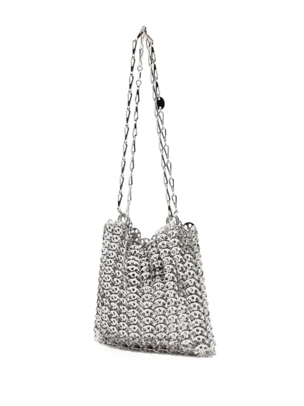Rabanne 1969 Nano Bag Silver FARFETCH IN