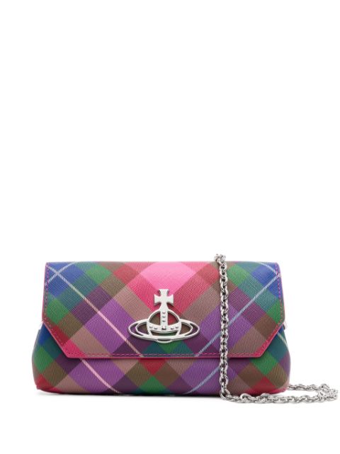 Vivienne Westwood small chain tartan purse 