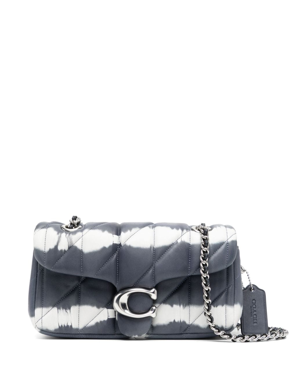 Shop Coach Tabby 20 Quilted Shoulder Bag In Blue