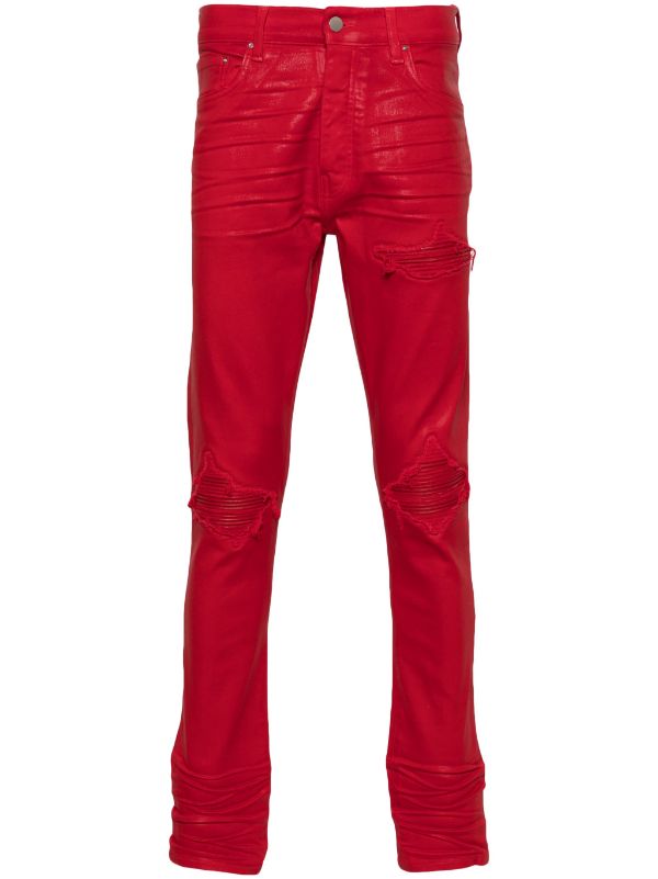 Red Skinny Jeans Low Rise deals by Alexander McQueen