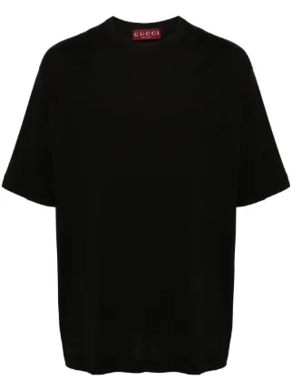 GUCCI ブラック Tシャツ ロゴ刺繍 788093_XJG1J_1152_003_100_0000