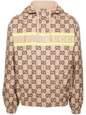 23SS NEW】GUCCI_men / GGキャンバス フード付きジャケット