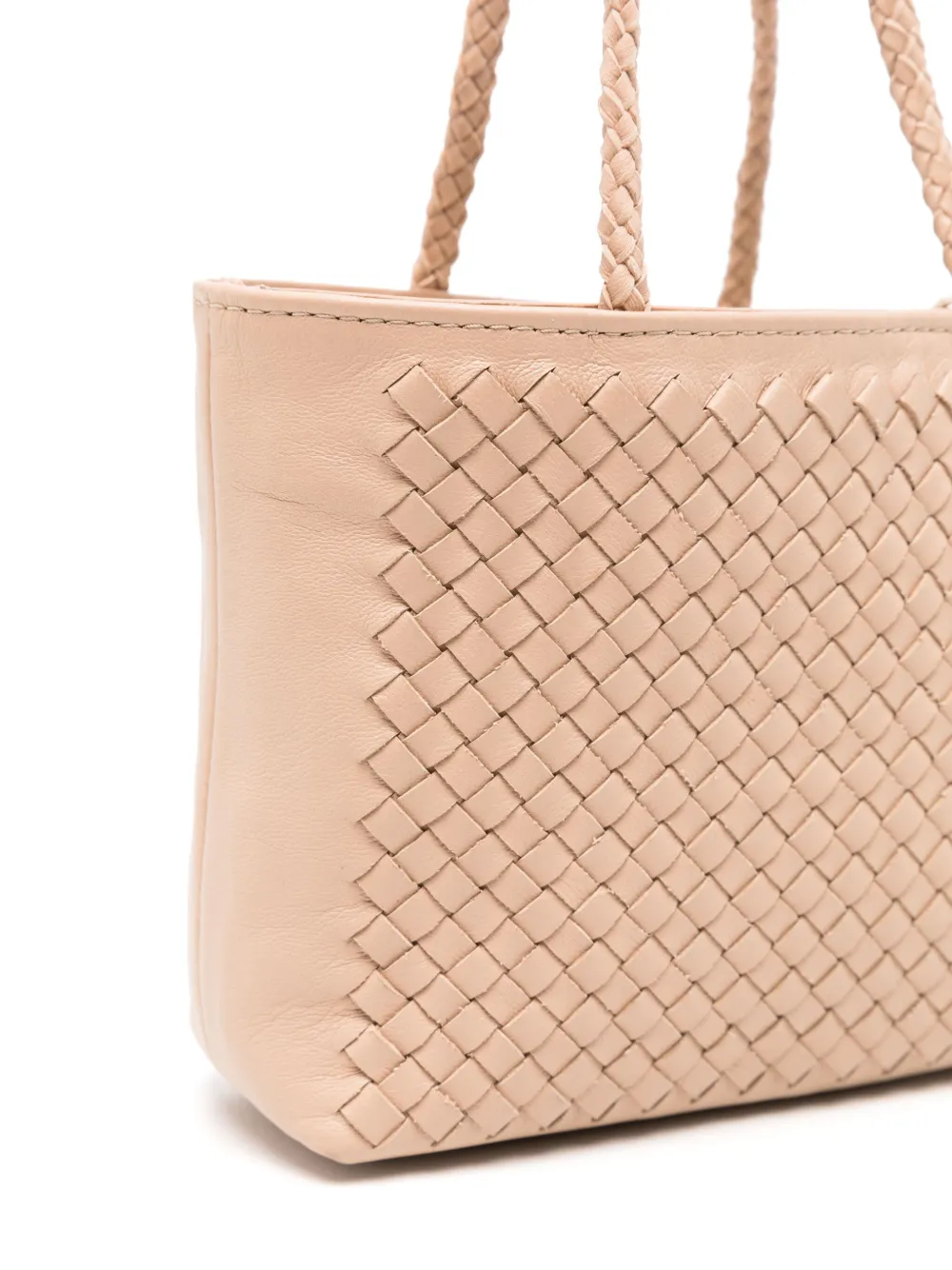 DRAGON DIFFUSION Gia geweven shopper Beige
