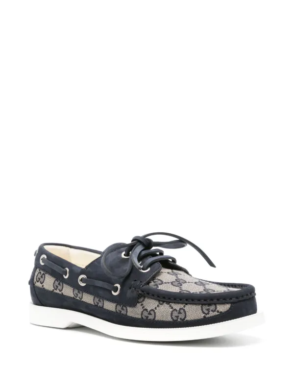 Mens gucci boat shoes online