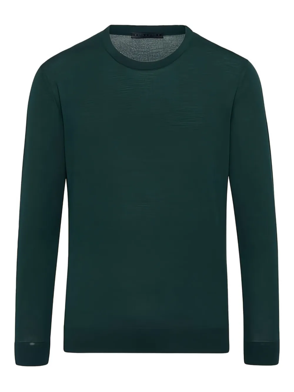 Kiton round-neck long-sleeve T-shirt Groen