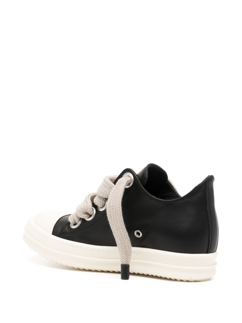 Rick Owens Portervlle Jumbolaced lace-up sneakers Zwart