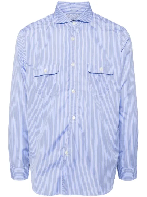 Junya Watanabe MAN camisa manga larga con motivo de rayas