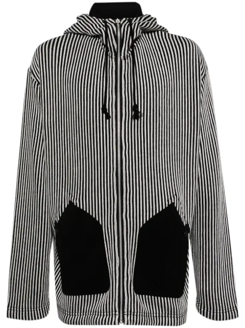 Hoodie en maille à rayures - Junya Watanabe MAN - Modalova