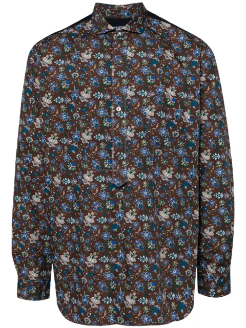 Junya Watanabe MAN paisley striped cotton shirt