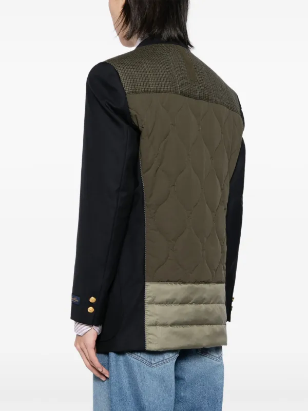 Junya Watanabe MAN チェック ジャケット | ブルー | FARFETCH JP