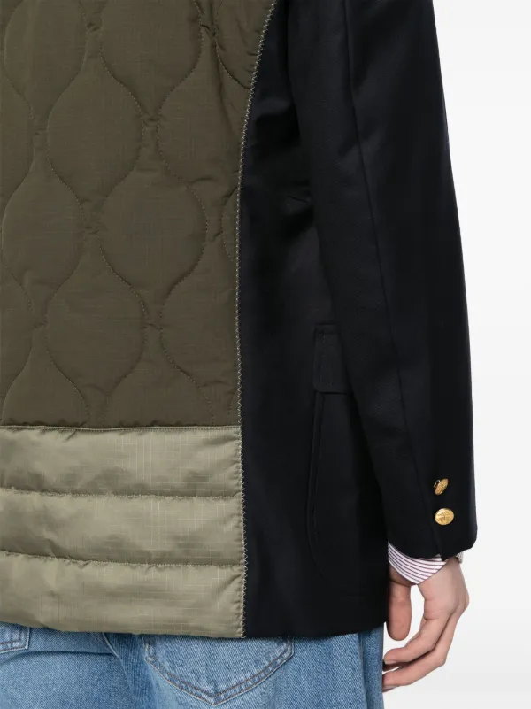 Junya Watanabe MAN チェック ジャケット | ブルー | FARFETCH JP