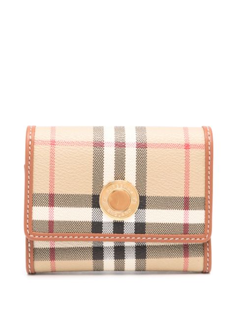 Burberry small check-pattern wallet Women