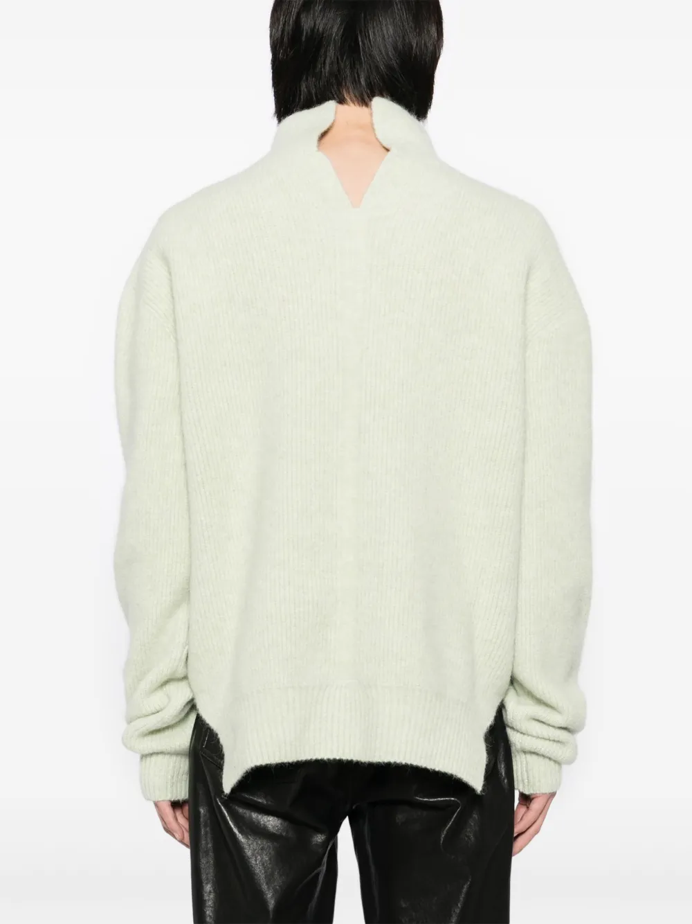 Rick Owens Fisherman Tabard trui Groen