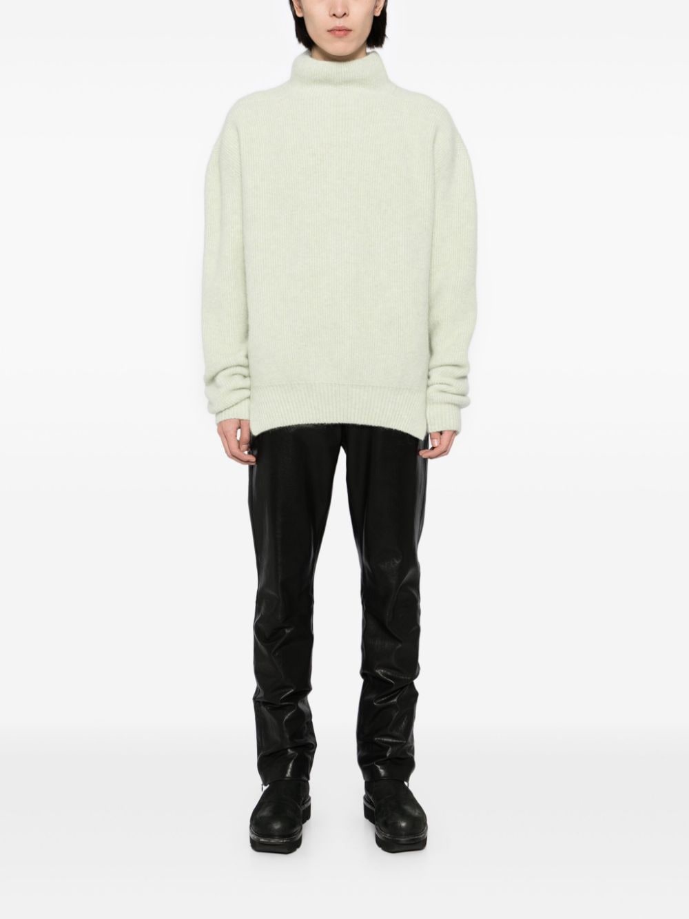 Rick Owens Fisherman Tabard sweater - Groen