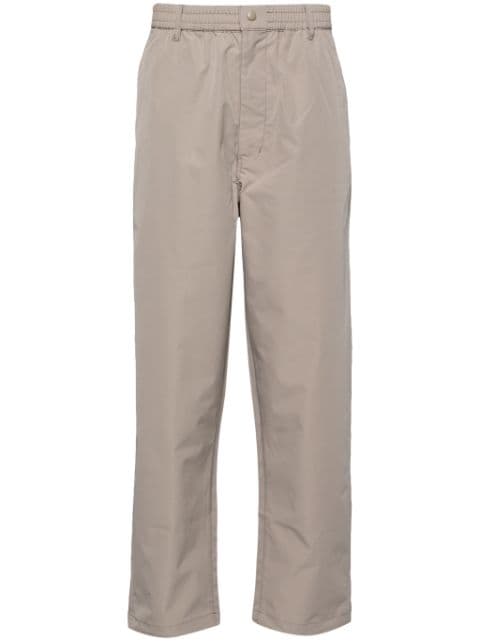 izzue elasticated-waist straight-leg trousers