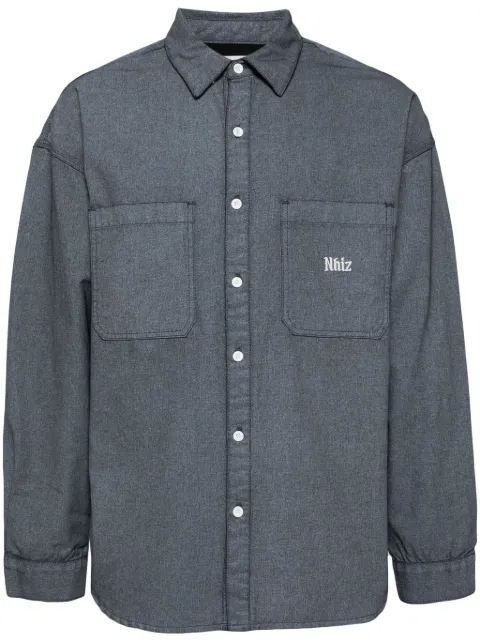 izzue camisa con motivo bordado