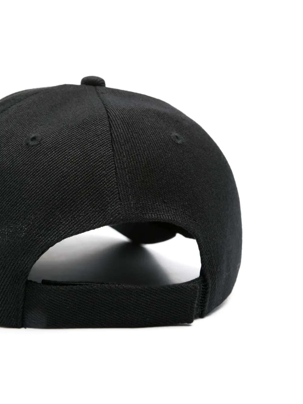 R13 Honkbalpet met geborduurd logo - Zwart