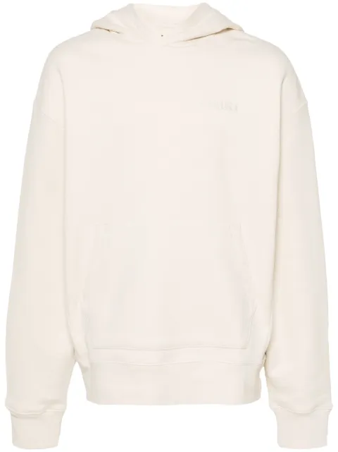 AMIRI logo-embroidered cotton hoodie