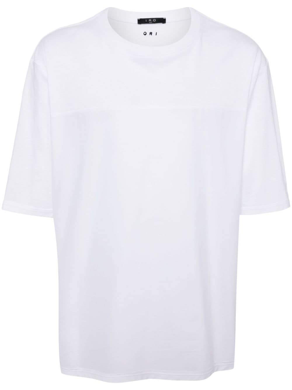 Iro Panelled Cotton T-shirt In 白色