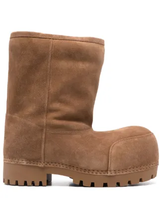 Balenciaga brown boots online