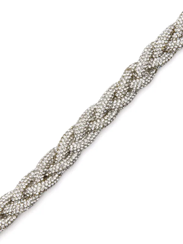 ISABEL MARANT Yua crystal-embellished Choker | Silver