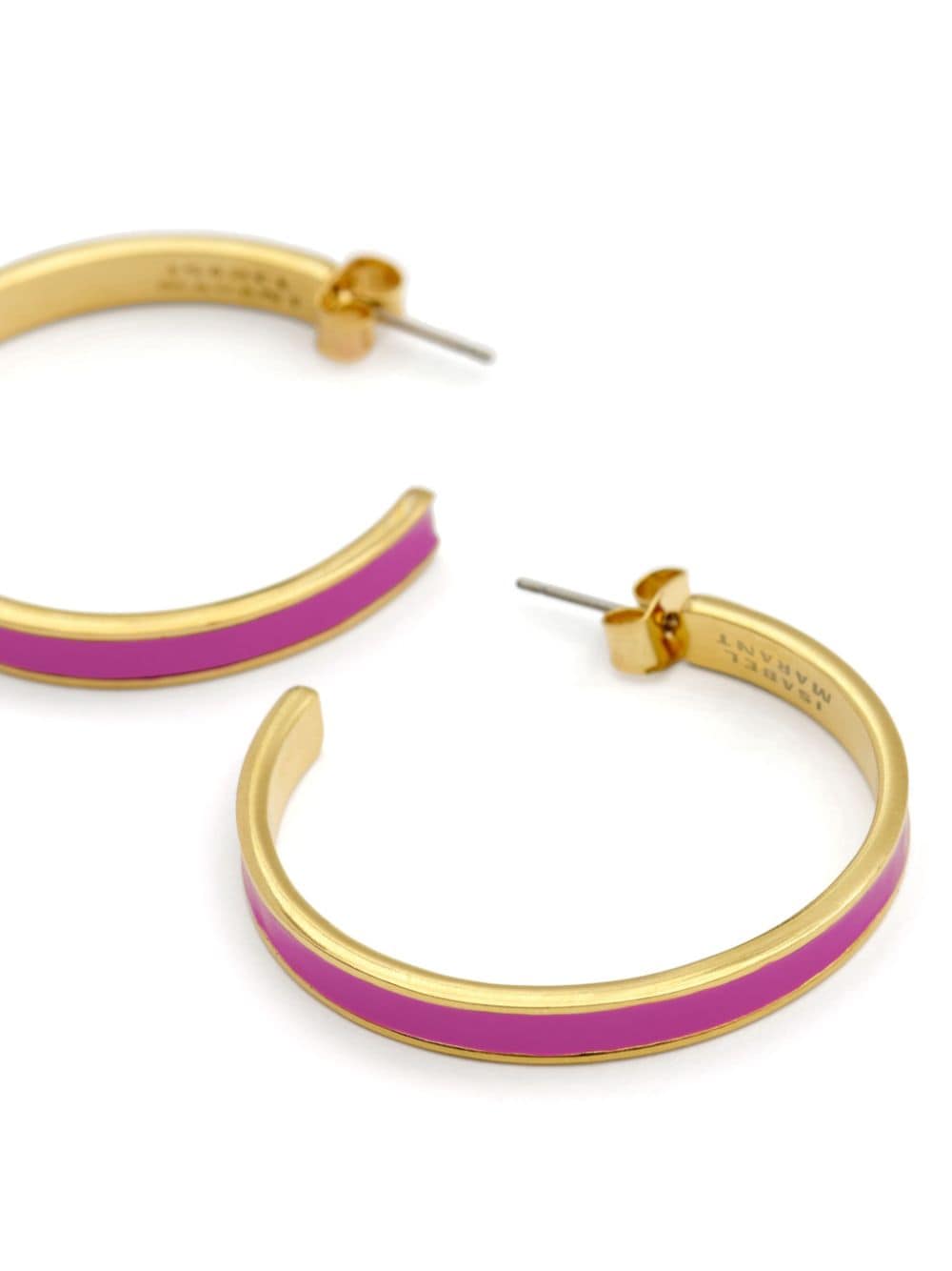 Shop Isabel Marant Casablanca Hoop Earrings In Gold