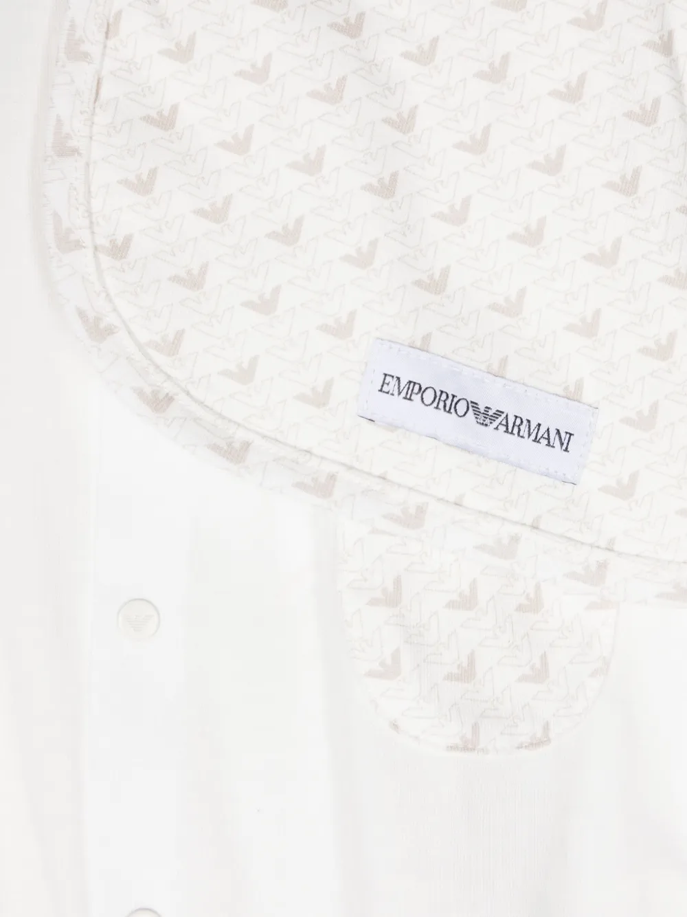 Emporio Armani Eagle-print Pajama Set In White