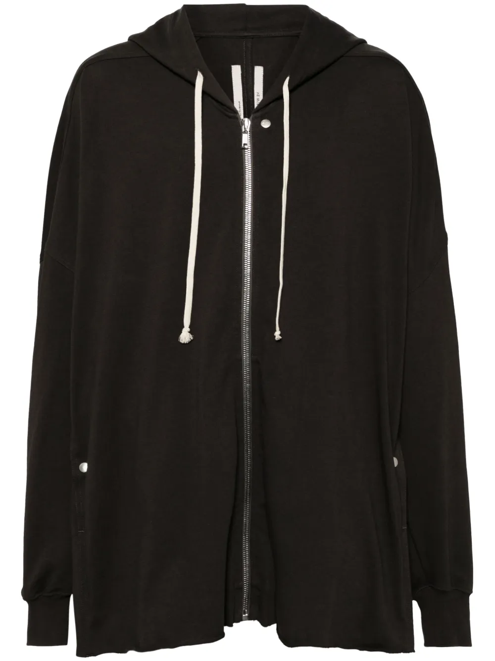 Rick Owens drop-shoulder hooded jacket - Grey
