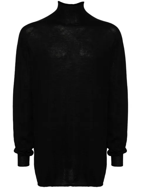 Rick Owens suéter con cuello alto