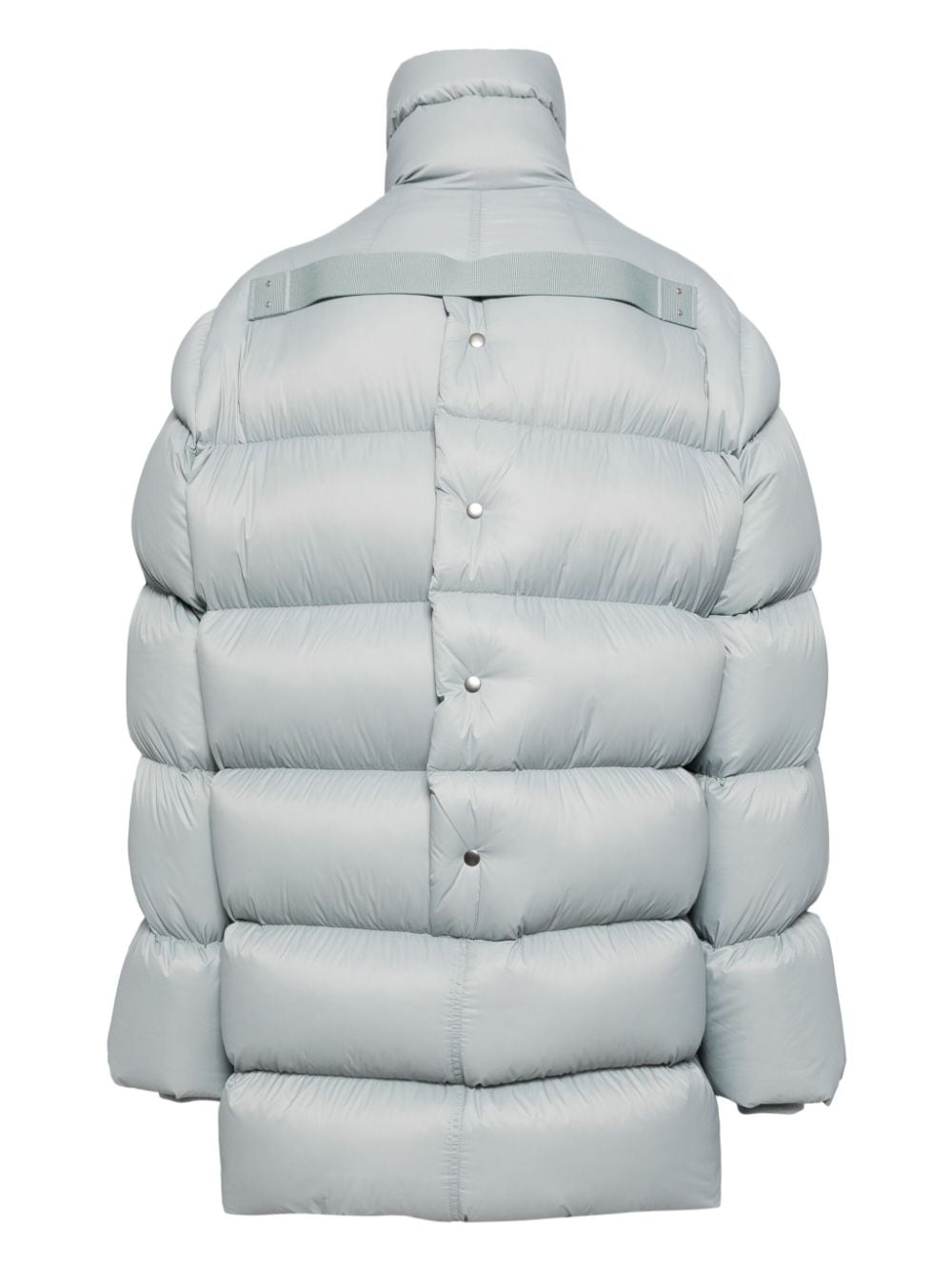 Rick Owens turtle neck padded coat - Blauw