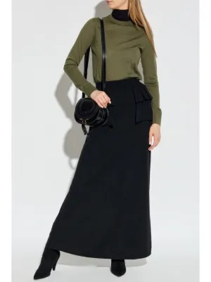 【Lisa Yang】 Sofiaカシミヤ maxiスカート Sofia knitted cashmere maxi skirt in white - Lisa Yang