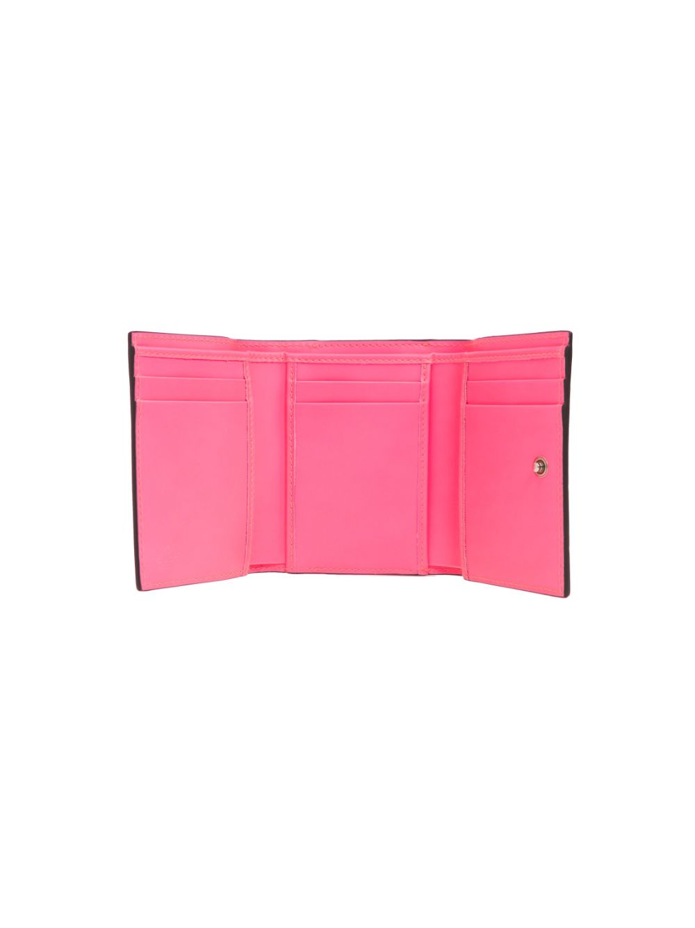 Gucci logo-debossed leather wallet - Roze