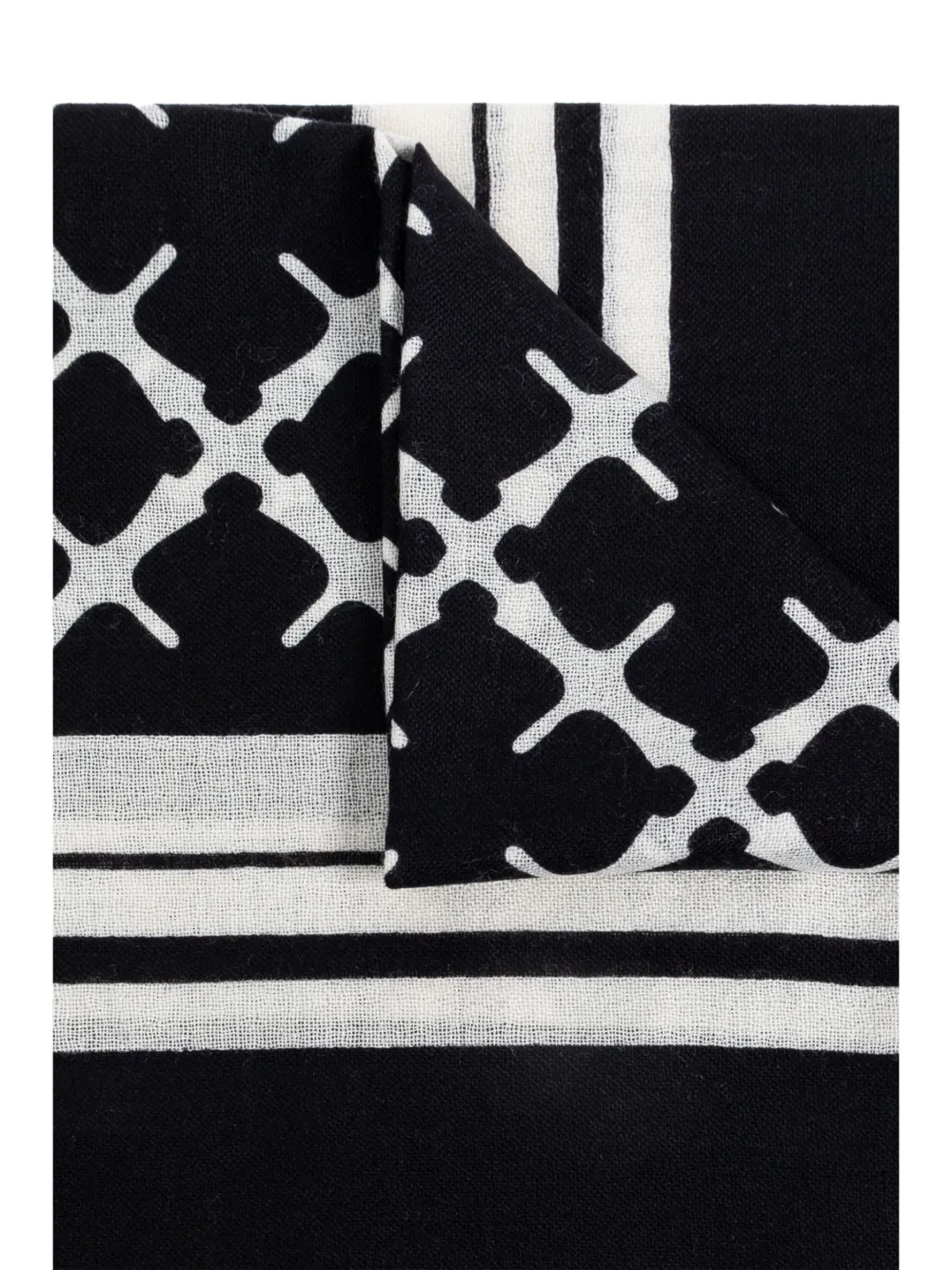 Shop By Malene Birger Cornelis Wool Scarf In Black
