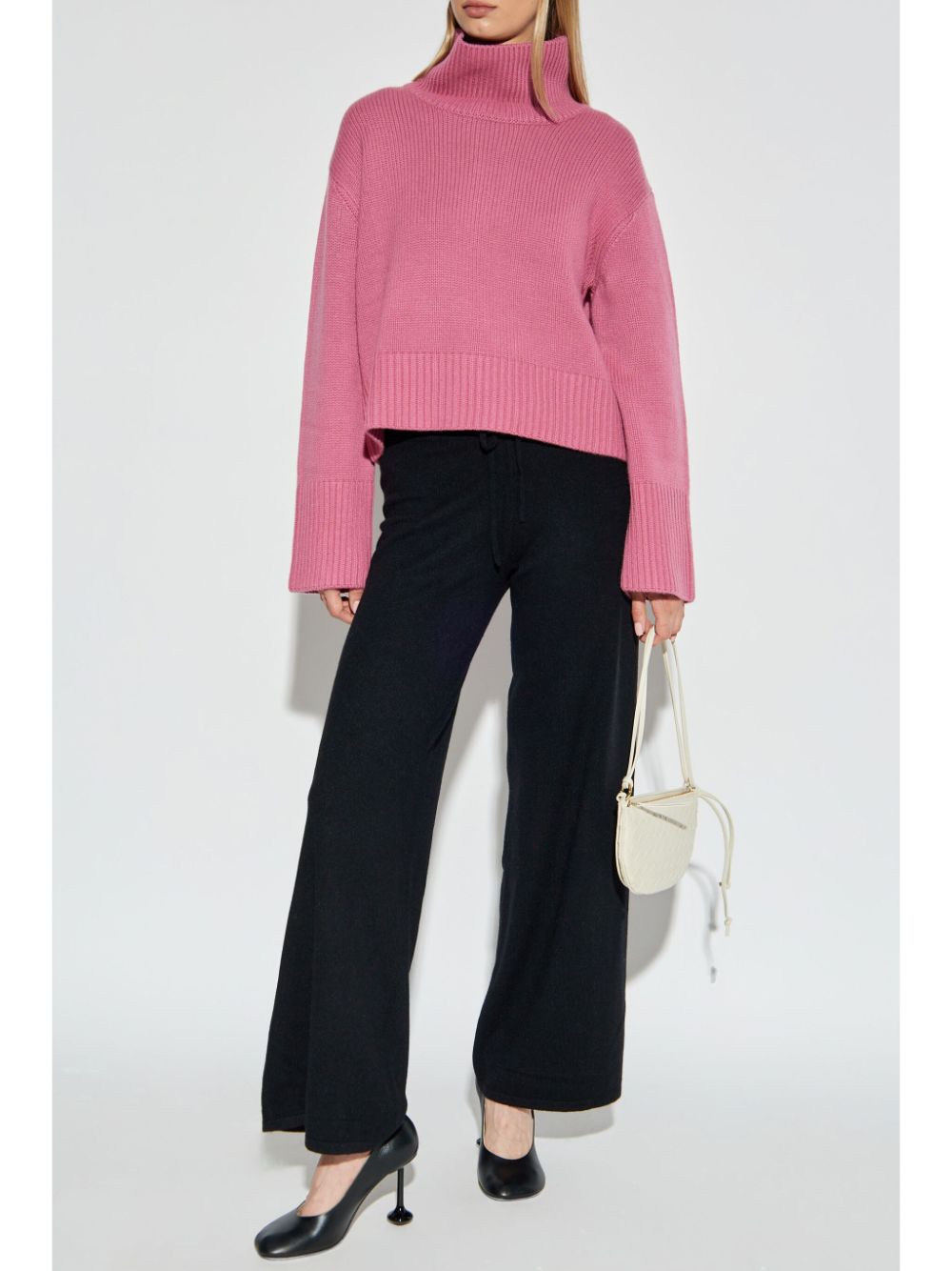 Lisa Yang Fleur cashmere jumper - Roze