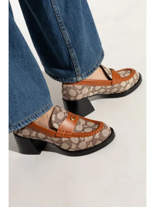 Heeled loafers deals