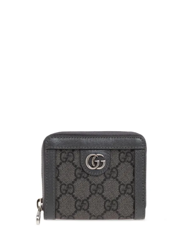 Gucci Ophidia GG zip around Wallet Grey FARFETCH AE