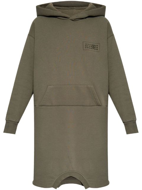 MM6 Maison Margiela logo-print hooded dress Women