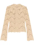 By Malene Birger Gwenevere crochet top - Neutrals